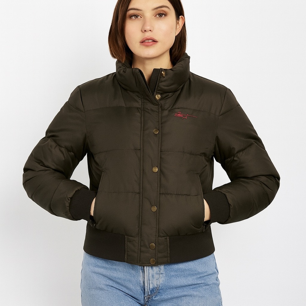 🔥 Vintage FUBU Women’s Puffer Jacket w/ Removable Sleeves – Size L